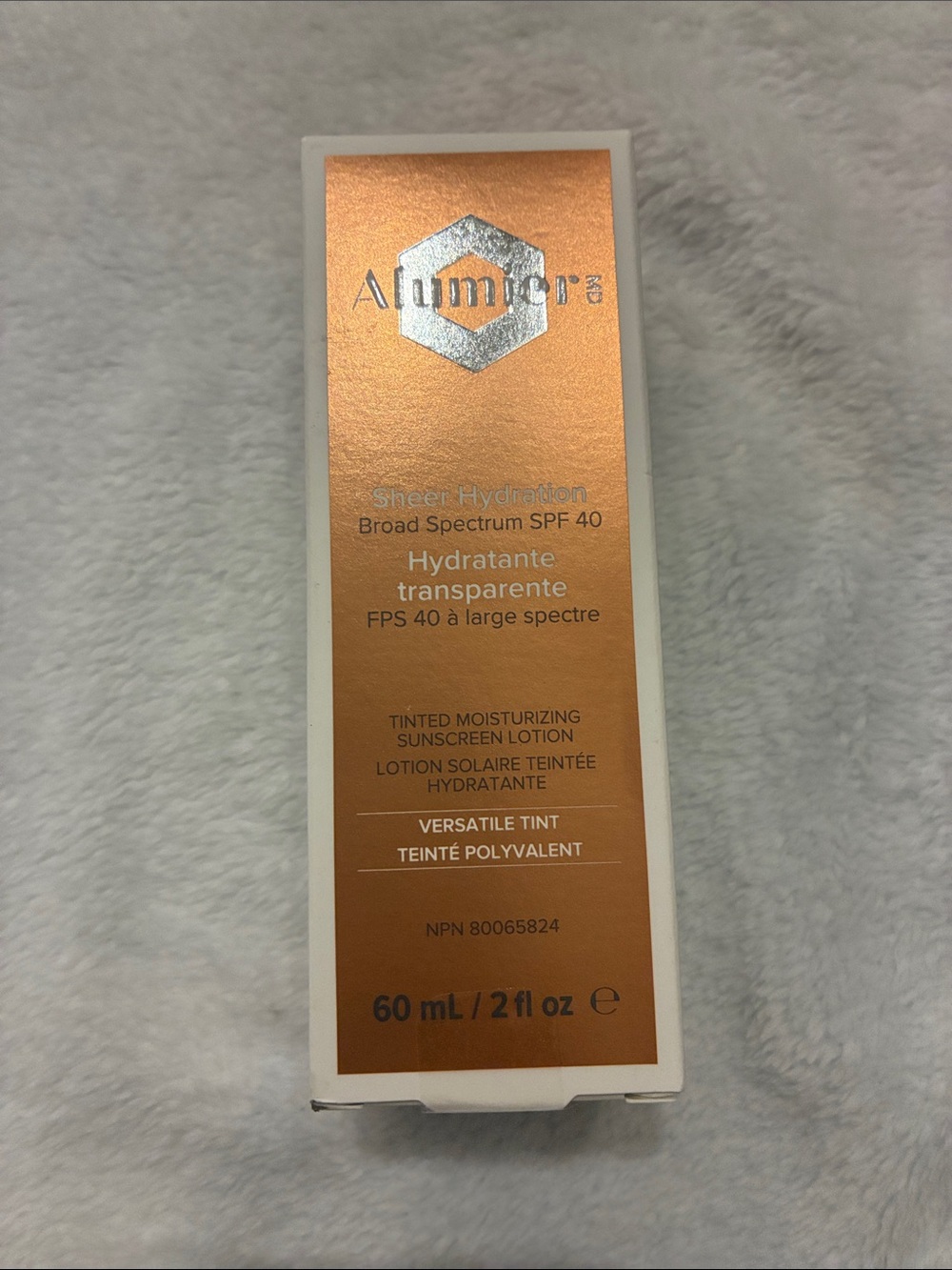 Brand New Alumier Sheer Hydration SPF 40 Tinted Moisturizing Sunscreen